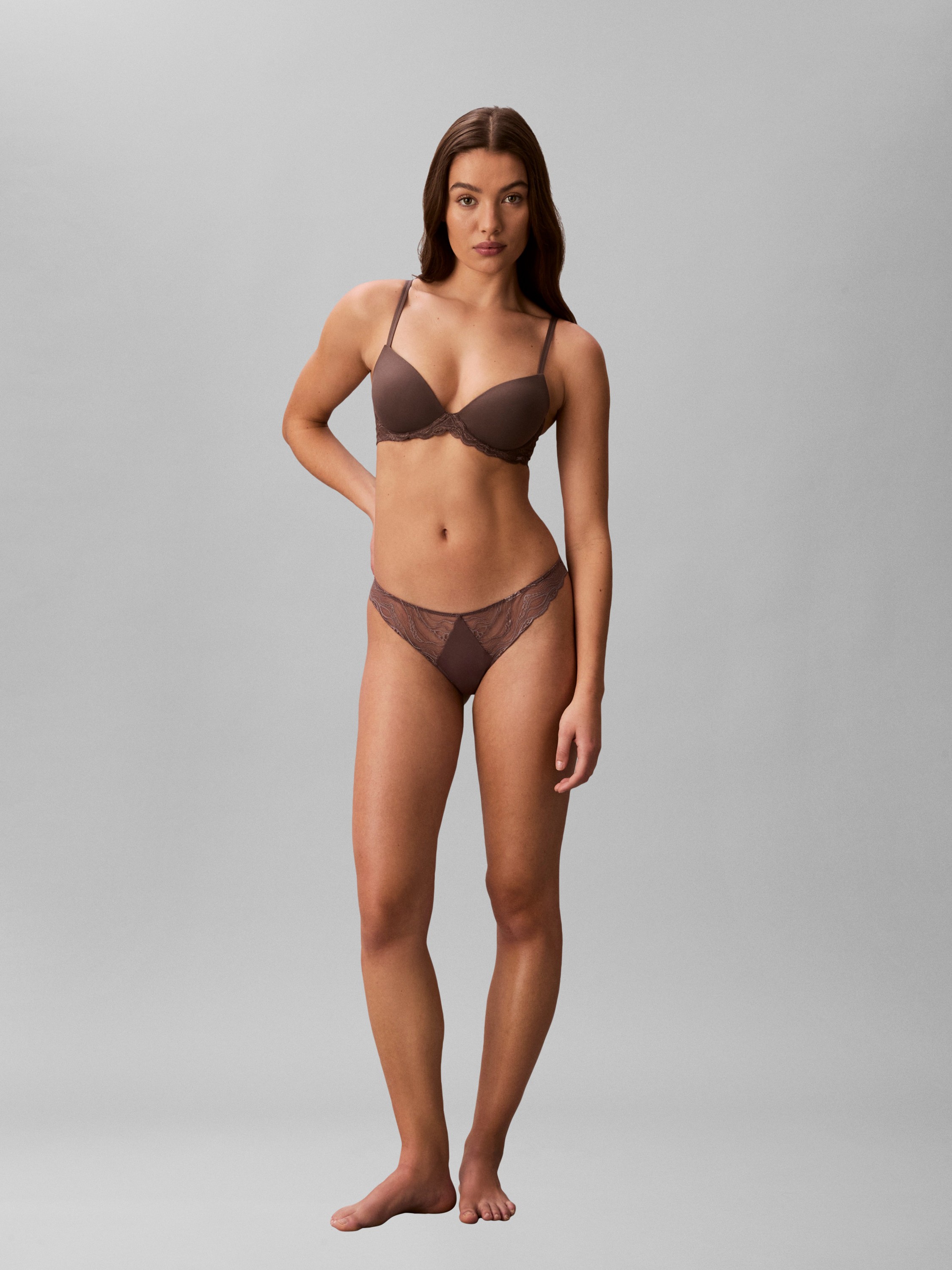 Lightly Padded Push Up Lace Bra