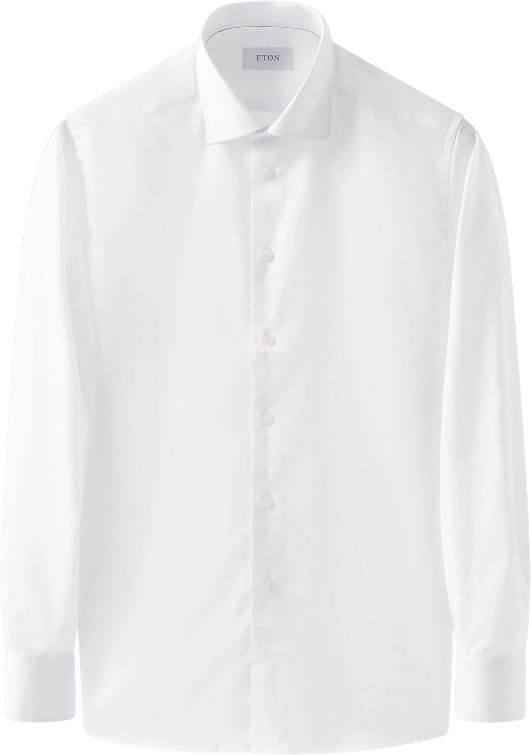 Slim Fit White Signature Twill Shirt