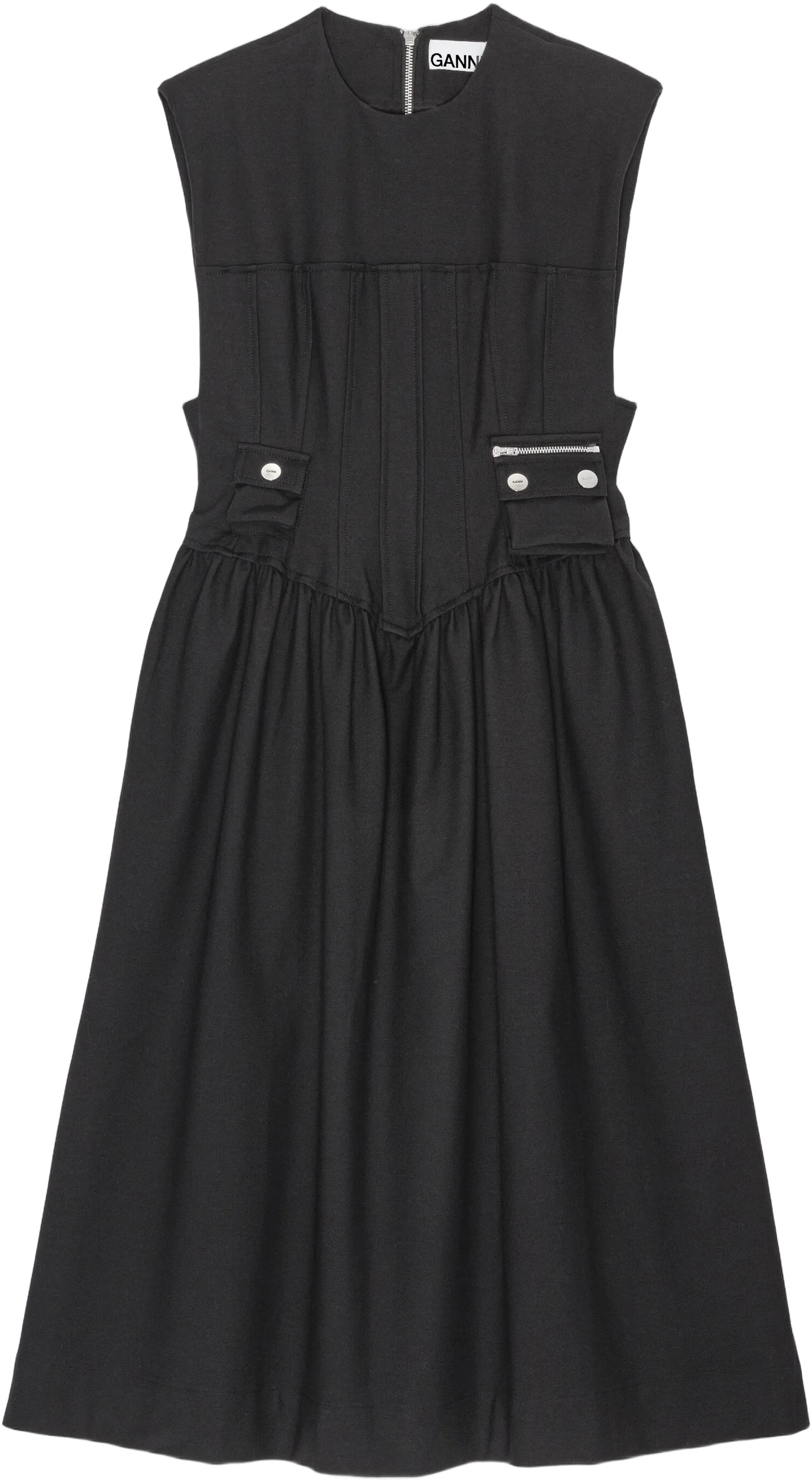 Heavy Cotton Tailoring Corset Midi