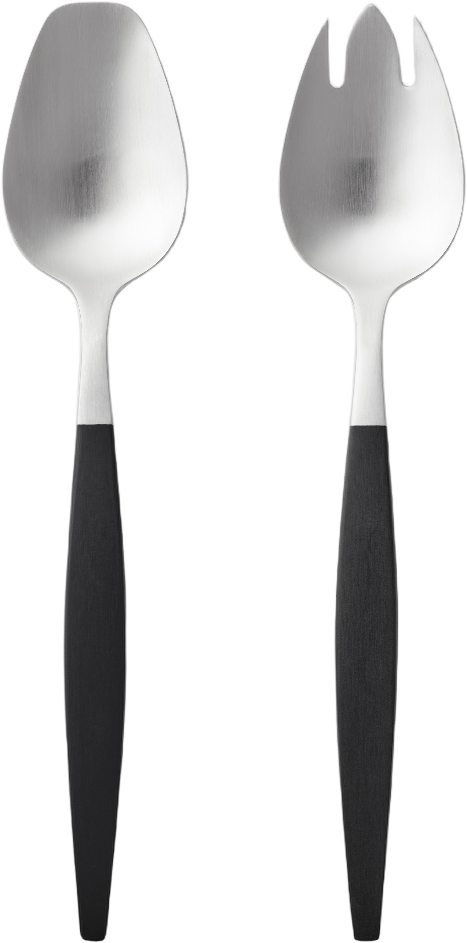Salatbestik Focus de Luxe 26,8 cm Sort/mat Stål
