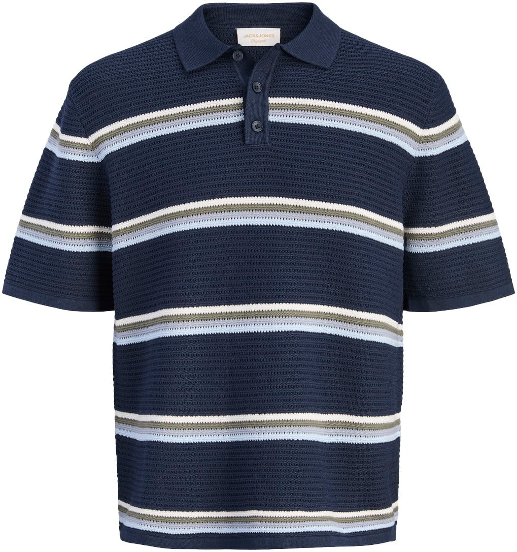 Jormaine Knit Stripe Polo SN