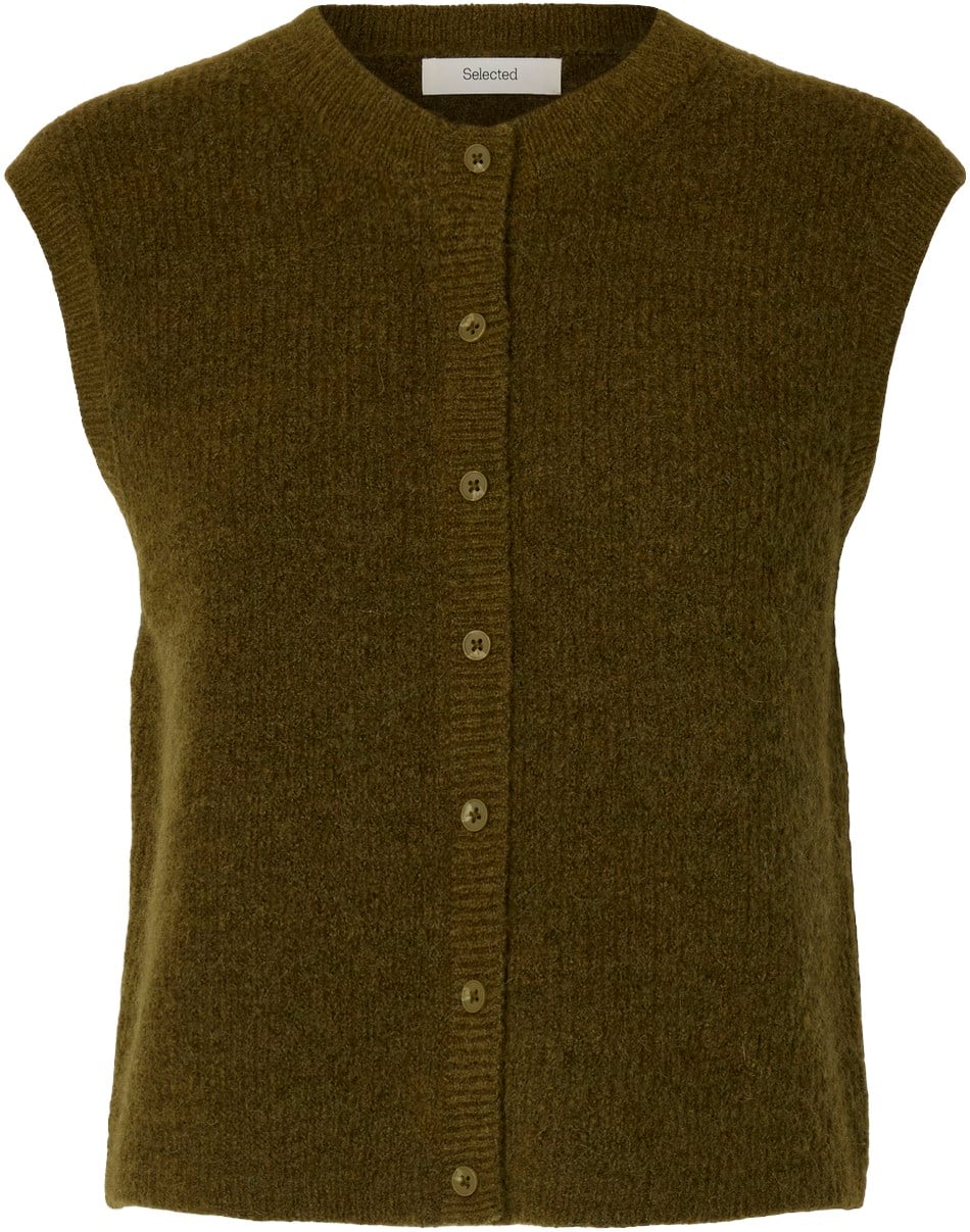 Slwlulu SL Button Oneck Vest Noos