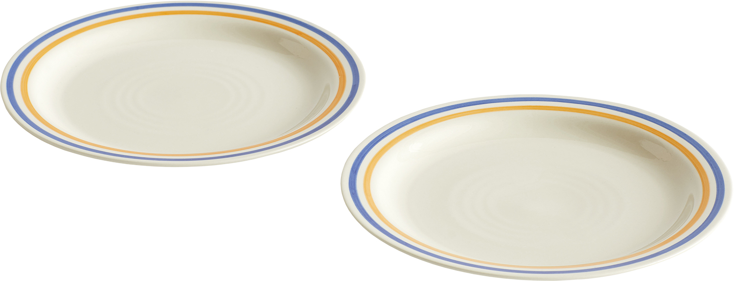 Sobremesa Plate24,5 Set of 2-blue