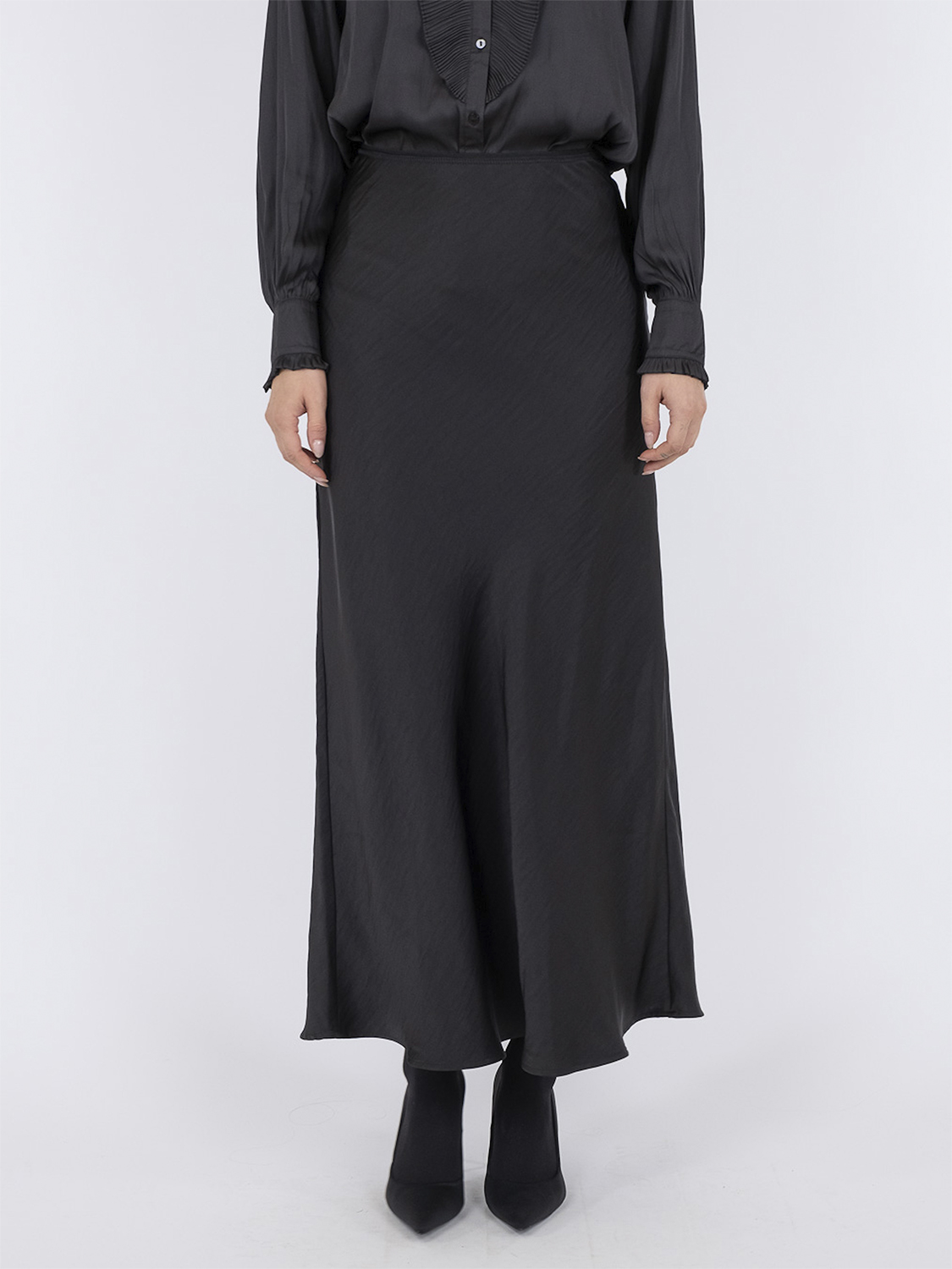 Vicky Heavy Sateen Skirt