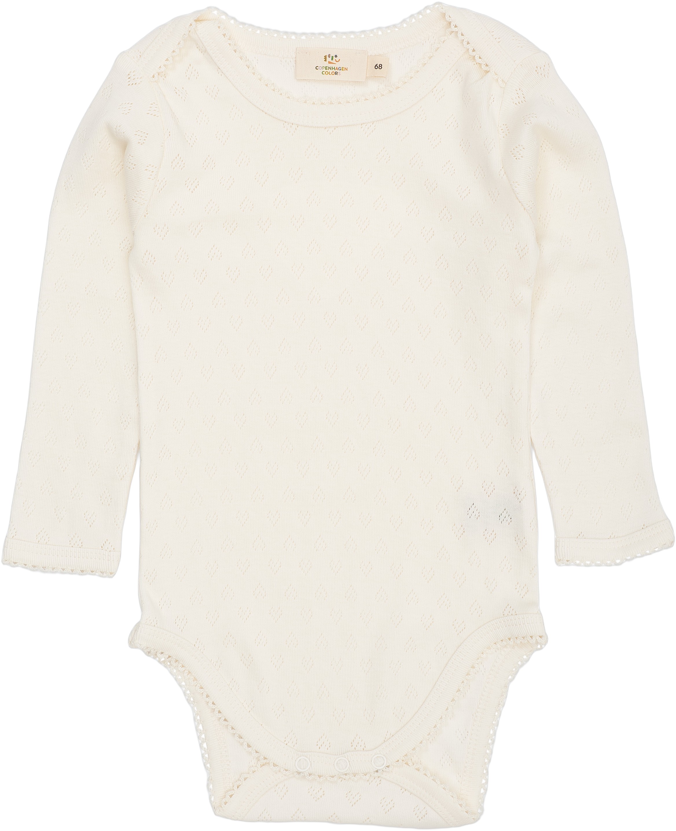 Pointelle Heart Lapneck Body LS