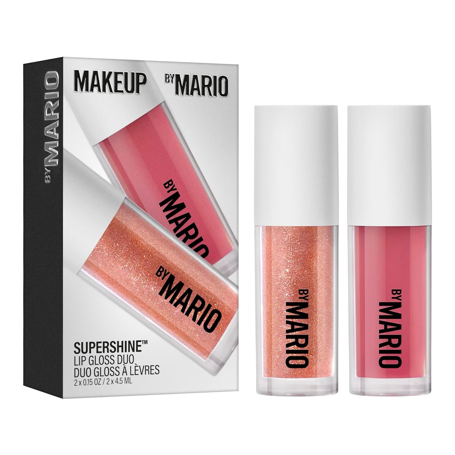 Supershine Lip Gloss Duo SÃ¦t med Lipgloss