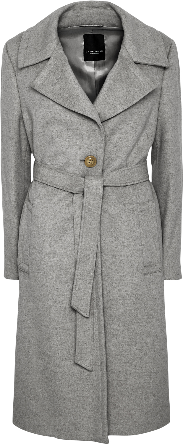 Cashmere Coat W Clareta Belt Midi