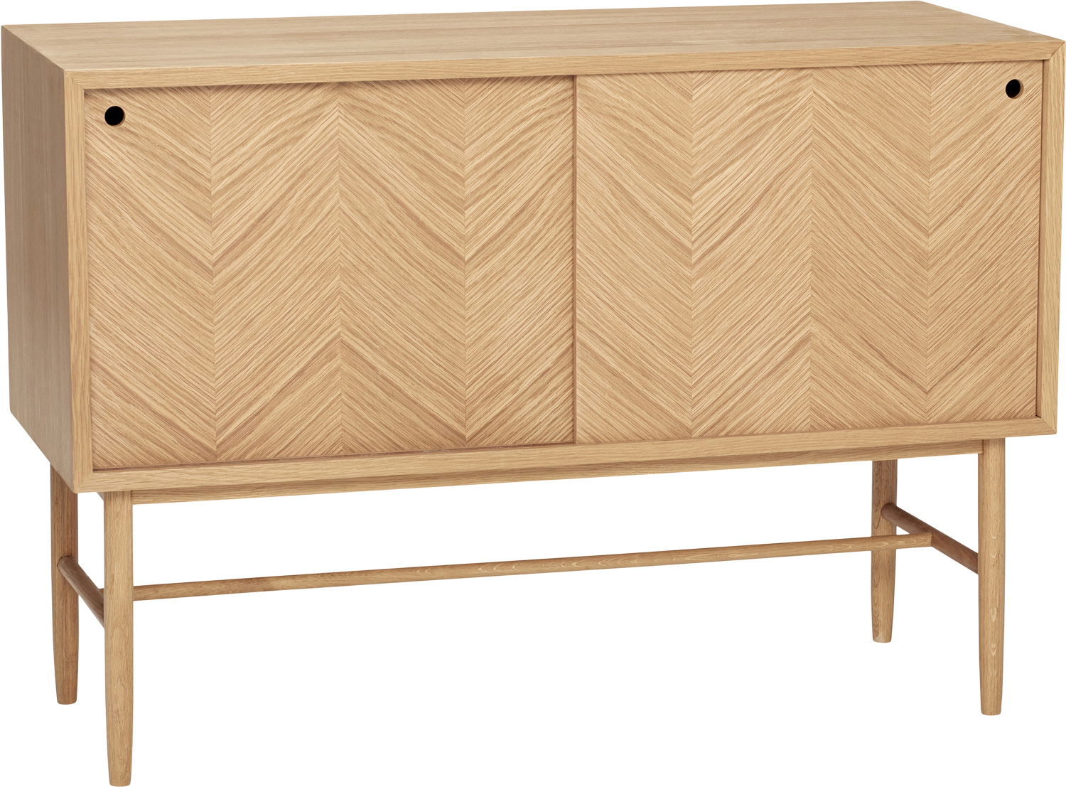 Herringbone Dresser Sliding Doors Natural