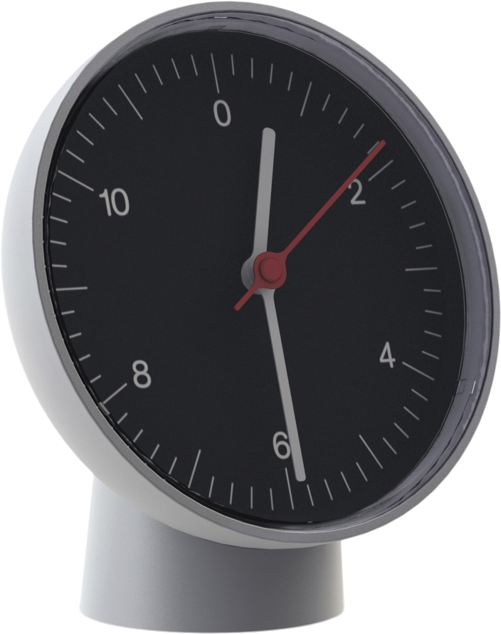 Table Clockblack_