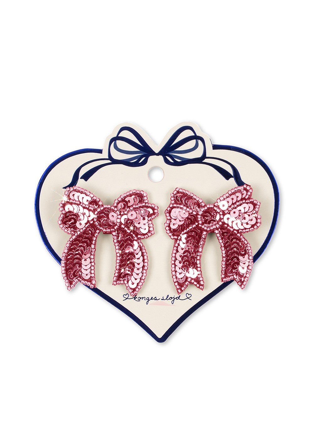 2 Pack Sequin BOW Hair Clip