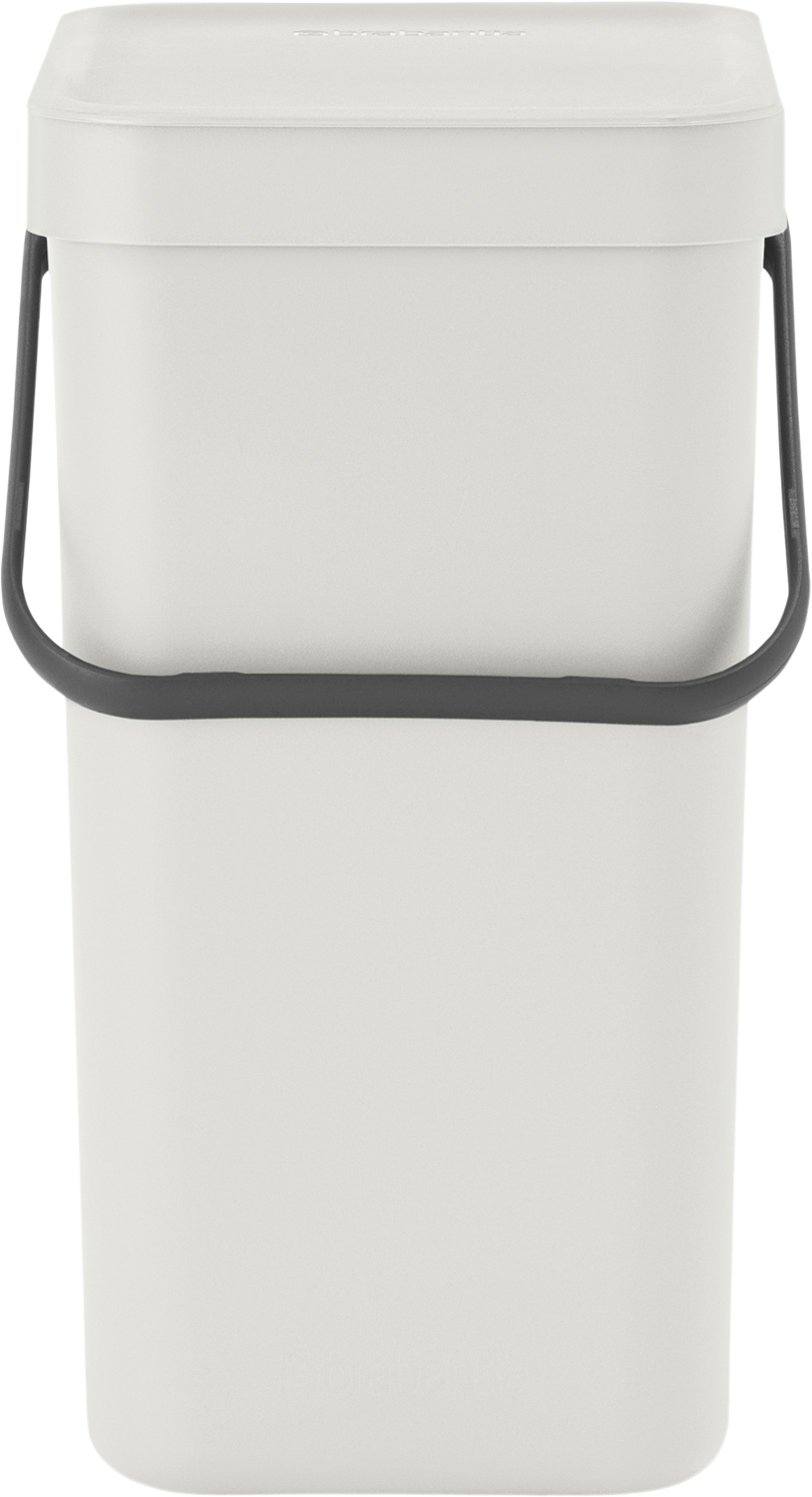 Affaldsspand M/låg Sort.kon. 12 ltr
