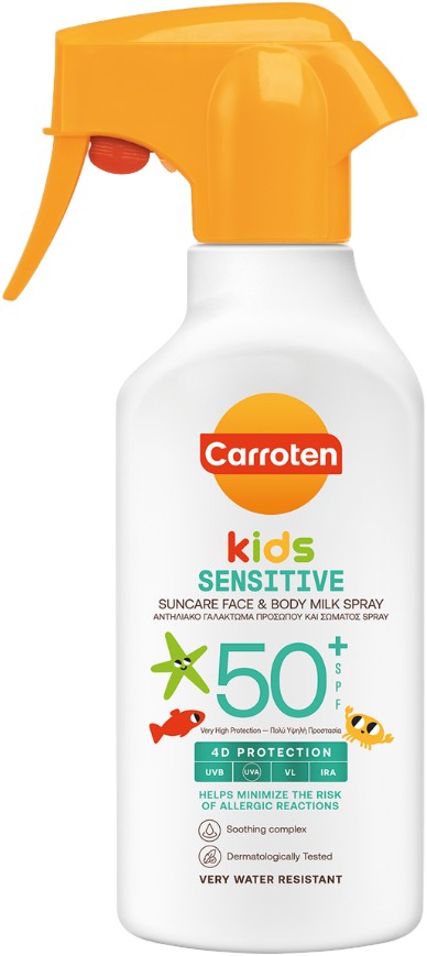 Carroten Kids Sensitive Milk Trigger SPF 50+