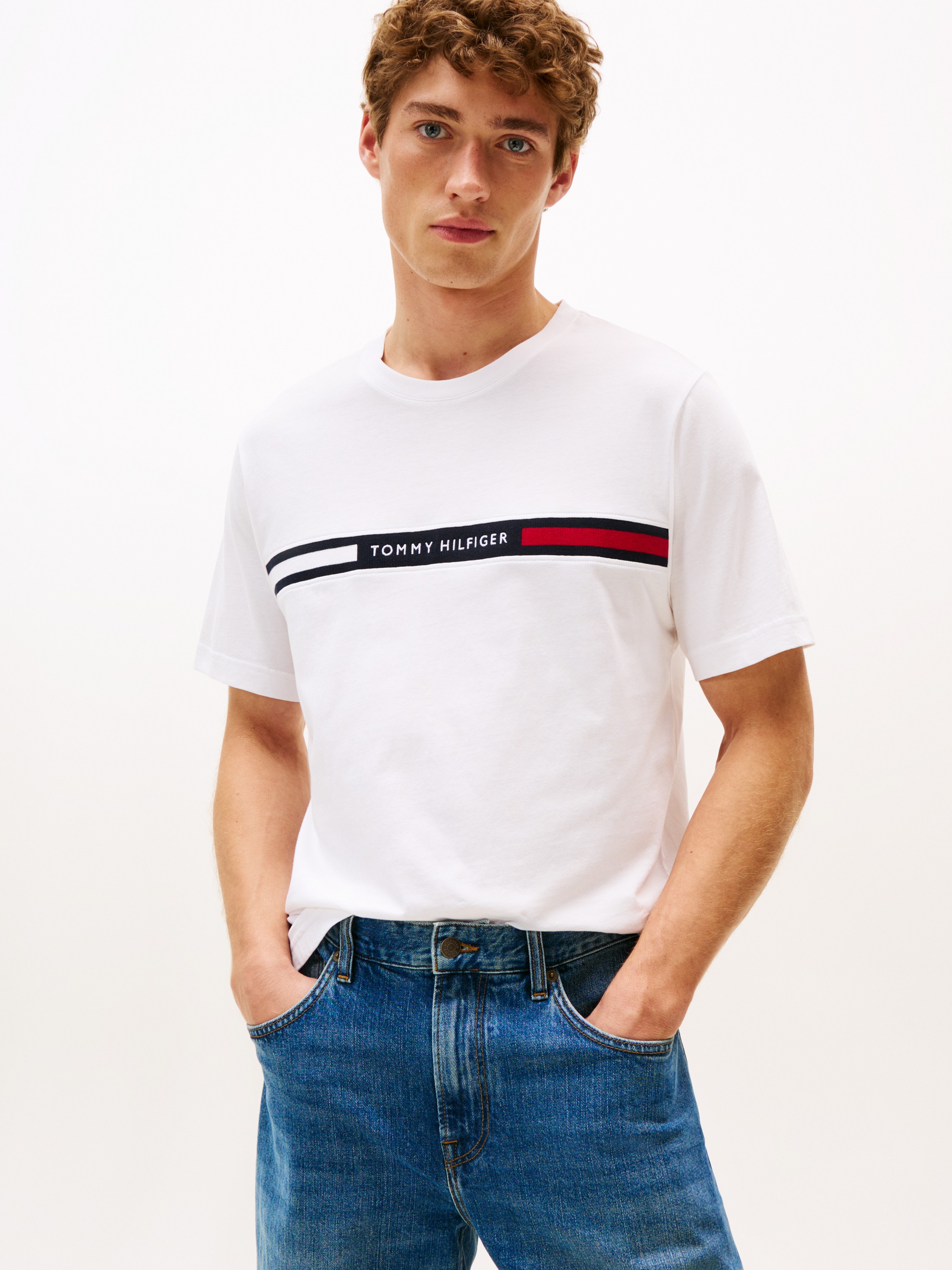 Logo Embroidery Insert Jersey Tshirt