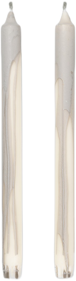 Dryp Candles Set of 2 - Warm Grey