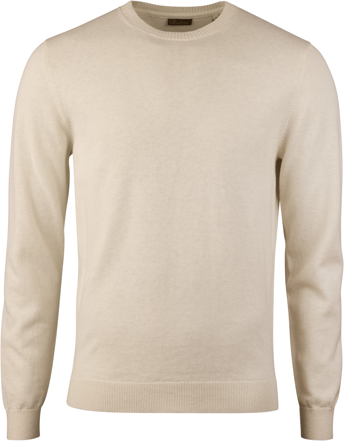 Sweater Knitted Crew Neck Hemp / Cotton