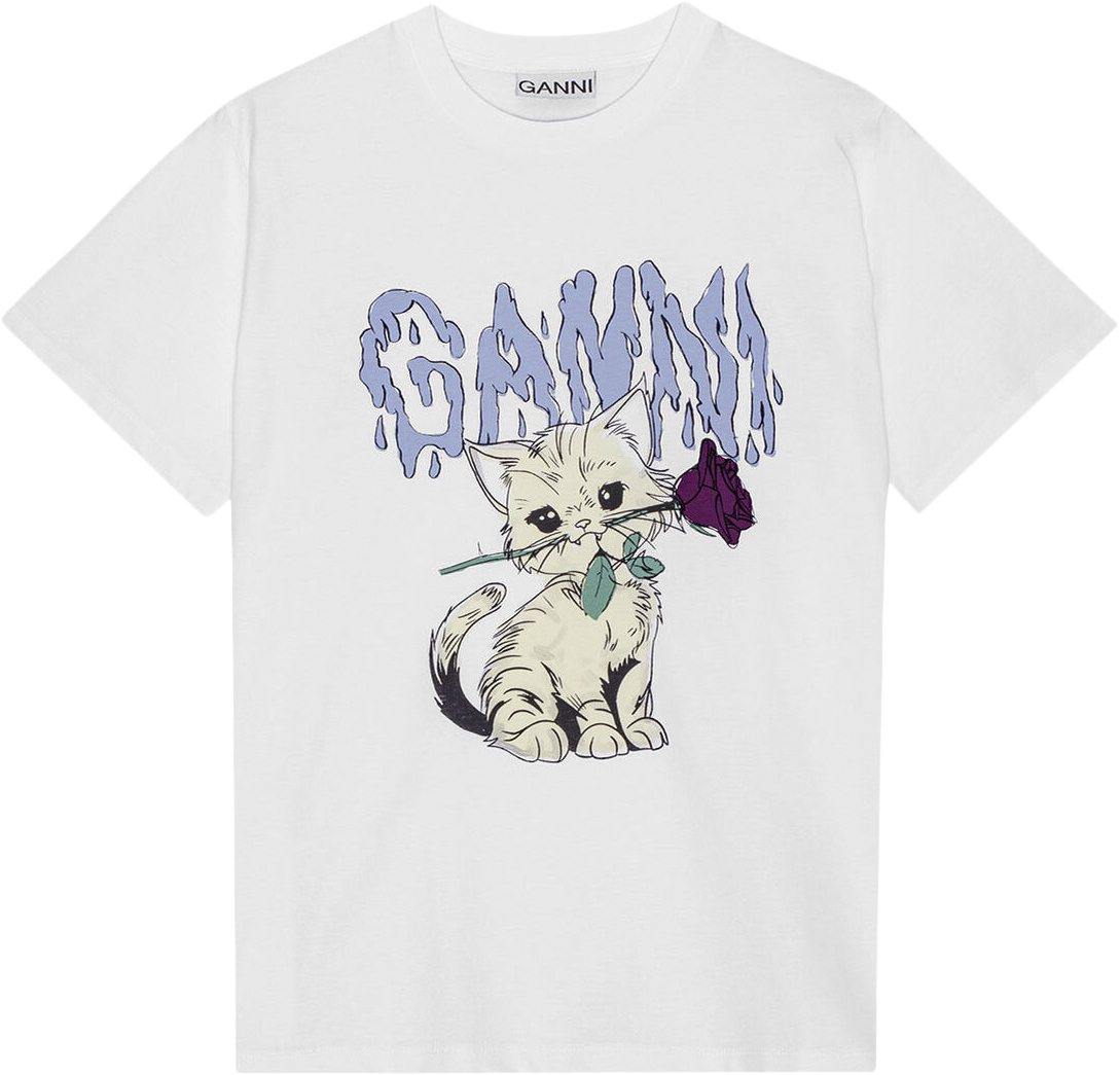 Billede af Basic Jersey Rose Cat Relaxed Tshi