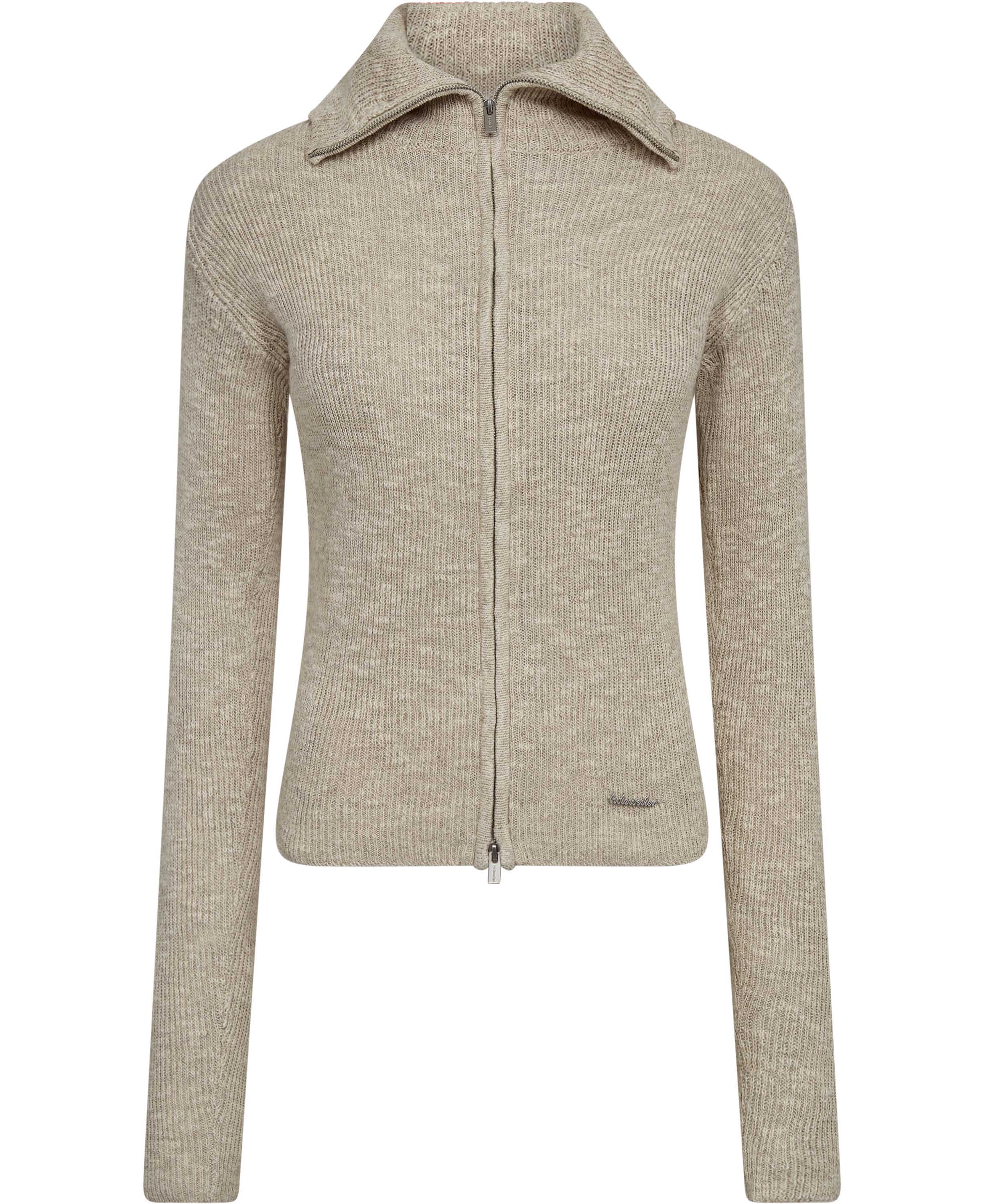 Line Zip Cardigan