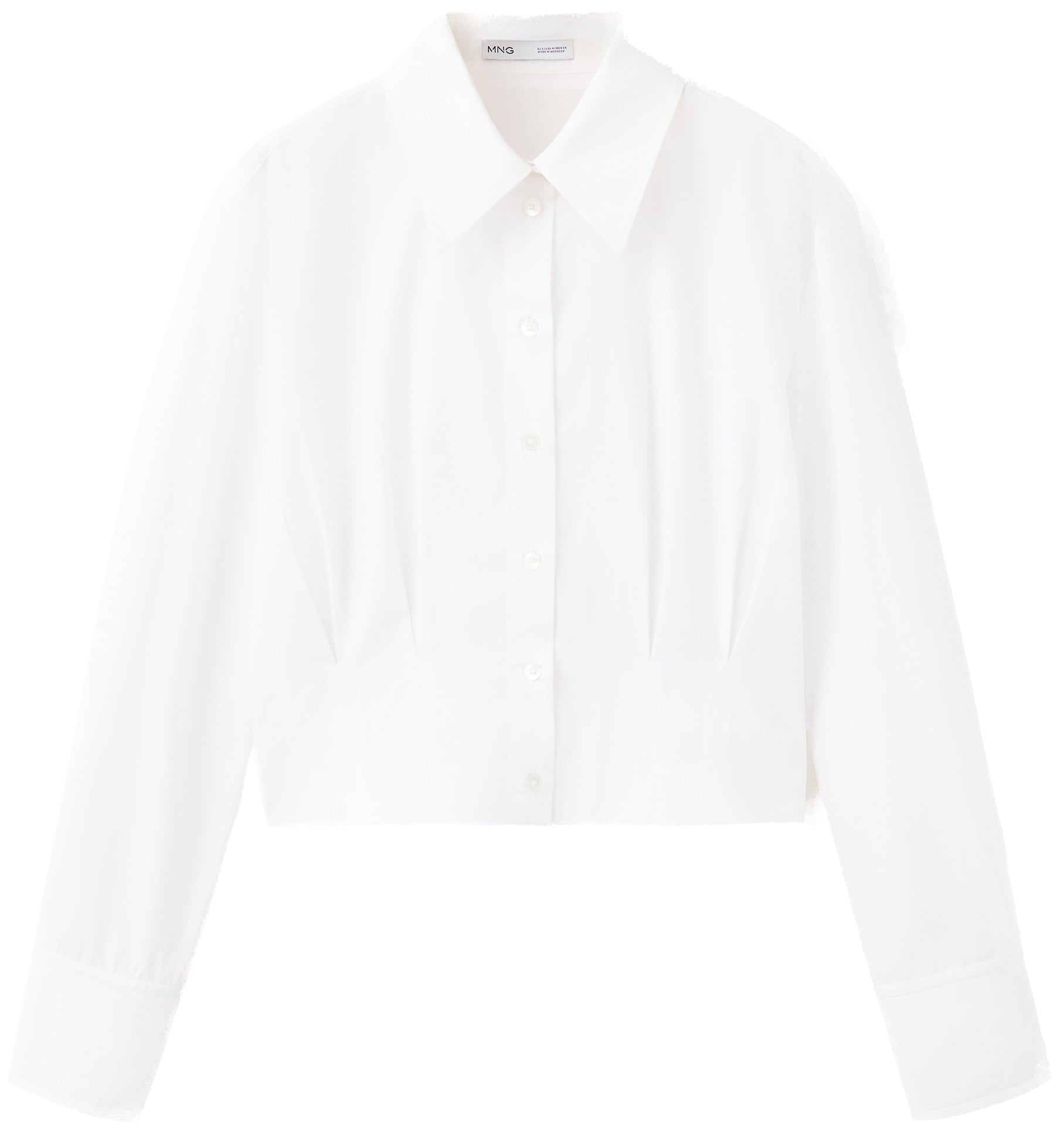 Pleated Cotton Shirt