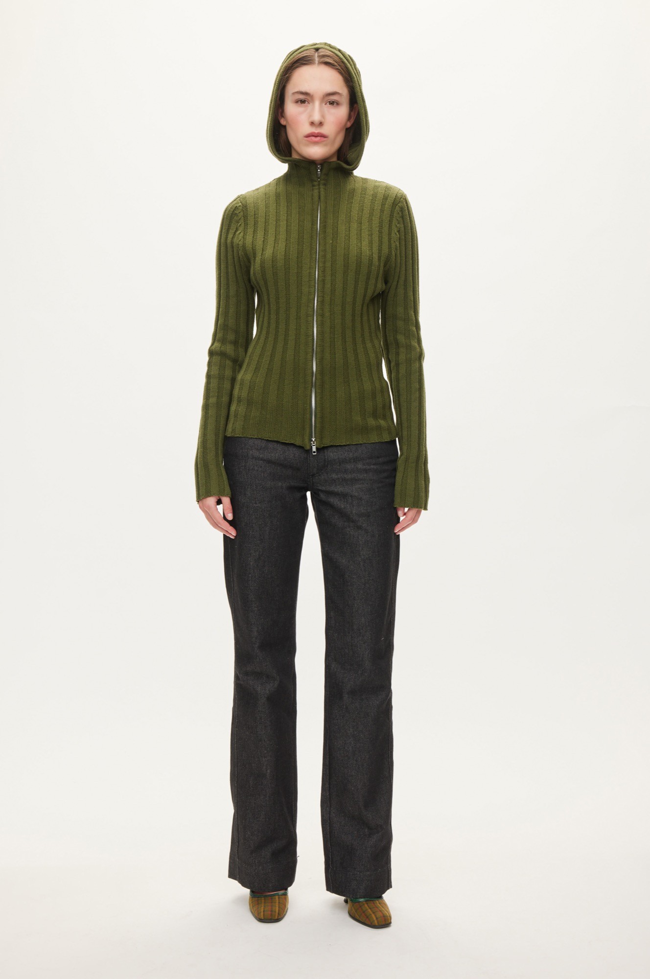 Alan Hood Zip Cardigan