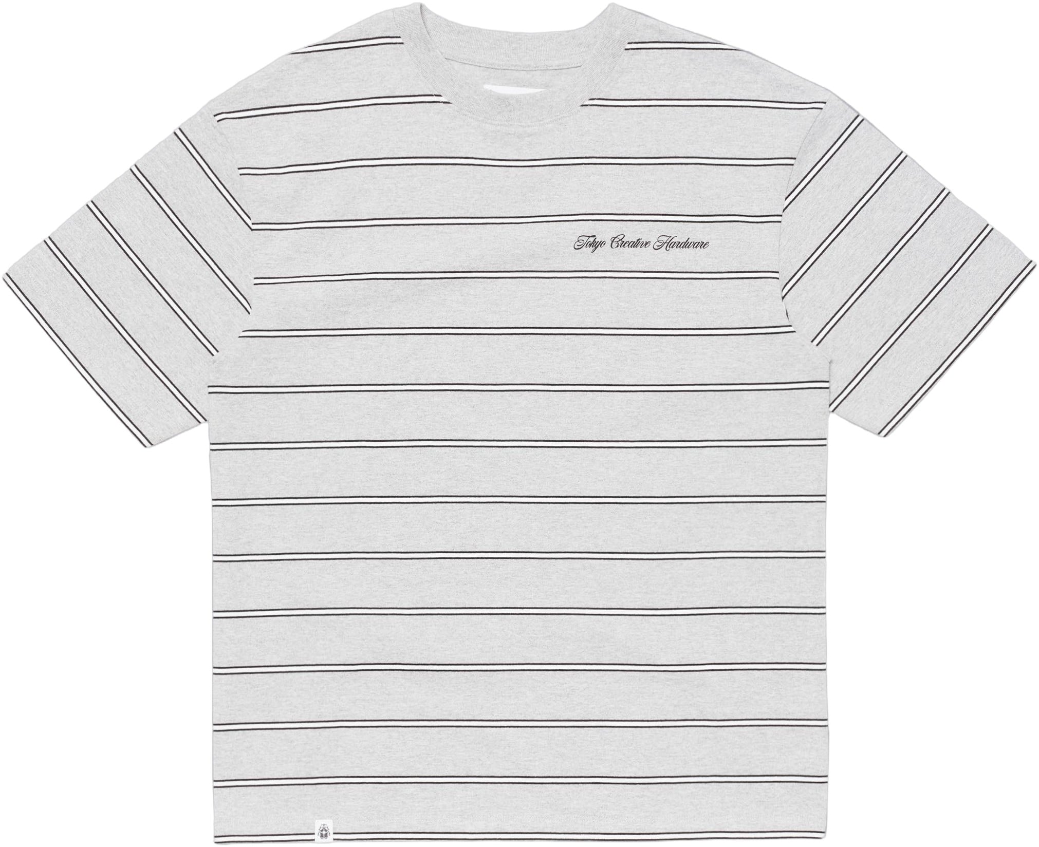 Bolton Tshirt - Grey Marl/white