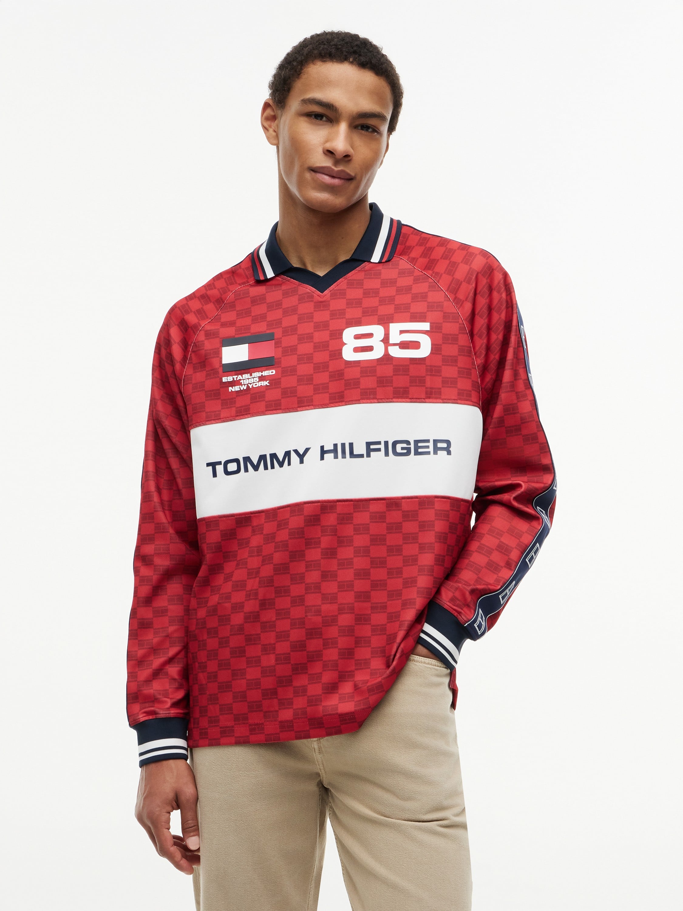 Countries LS Pique Printed Rugby
