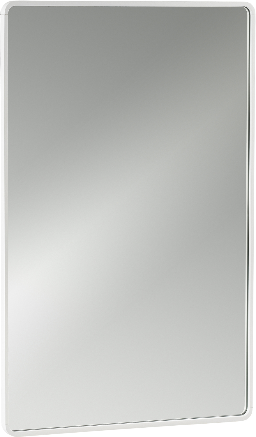 Vægspejl Rim 70x44 cm White