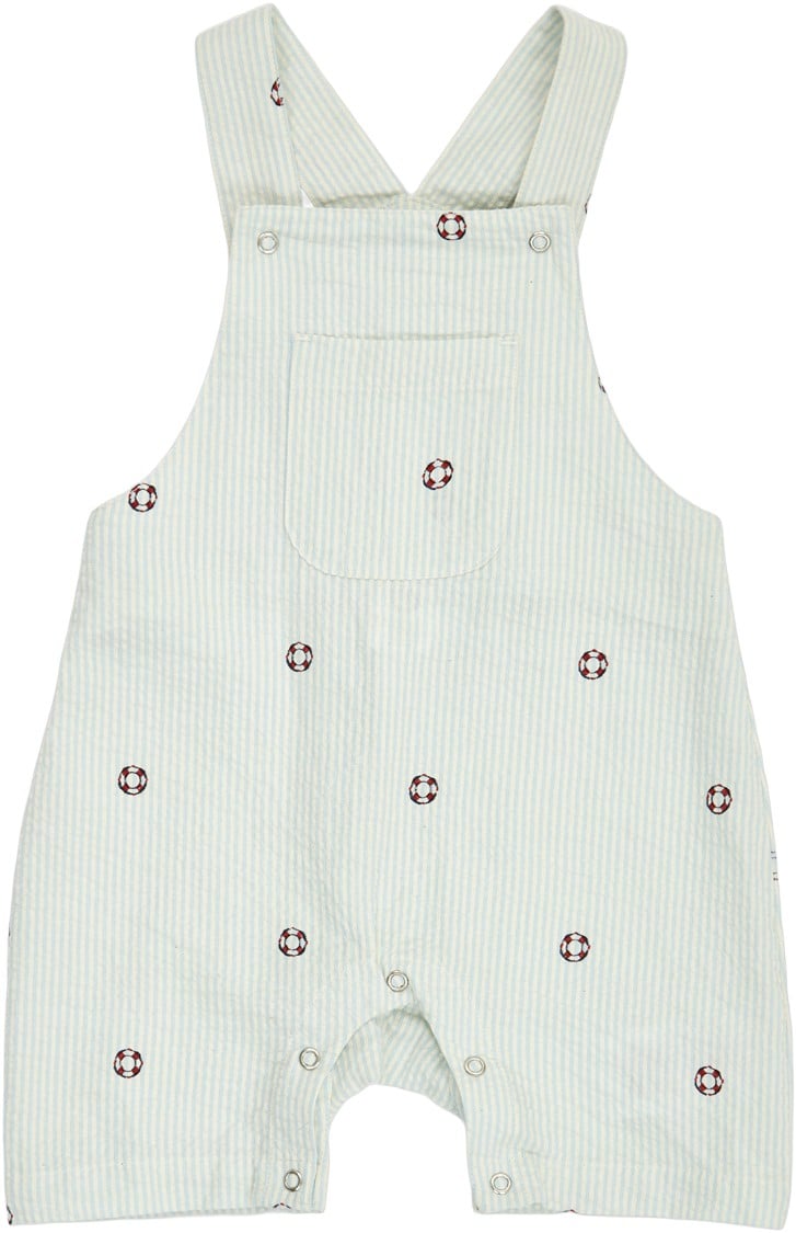 Seersucker Stripe Overalls Baby