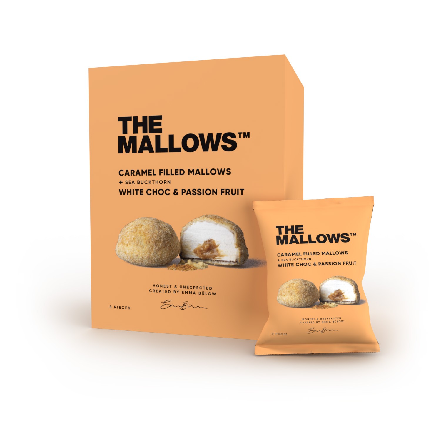 Caramel Filled Mallows + Passion Fruit & Sea Buckthorn