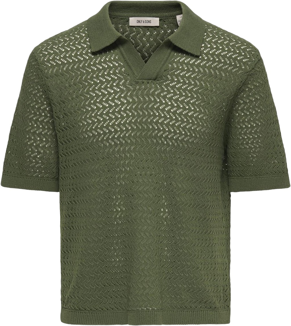 Onsnyle 5 SS Split Polo Knit