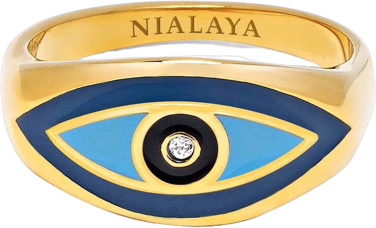 Women’s Gold Evil Eye Ring