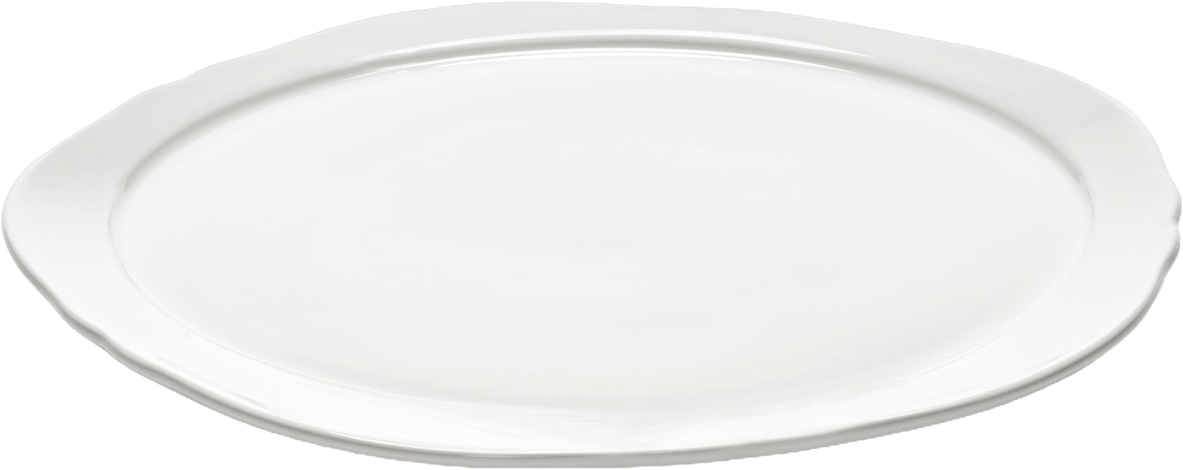 Presentation Plate White Silhouette