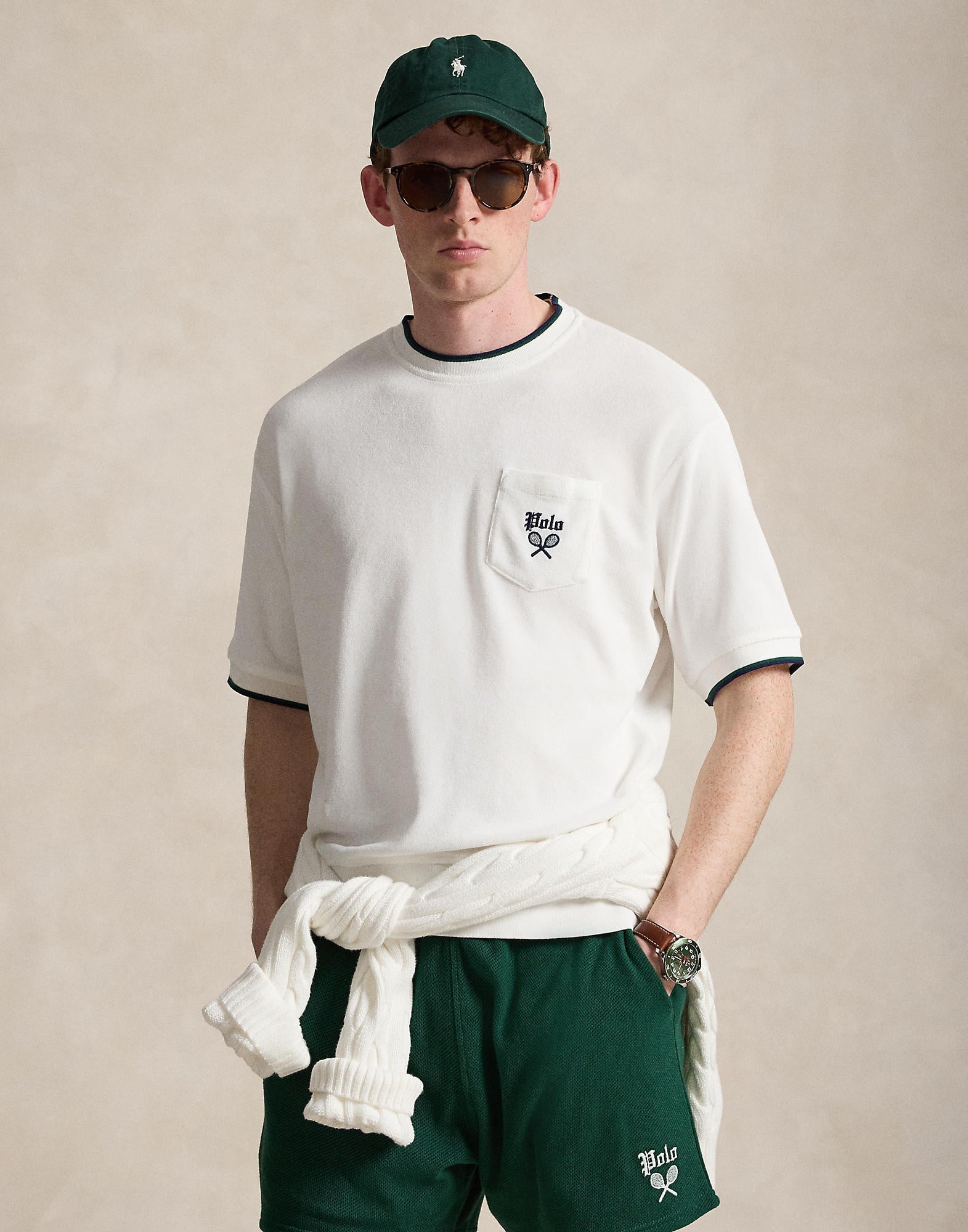 Relaxed Terry Shortsleeve Sweatshirt