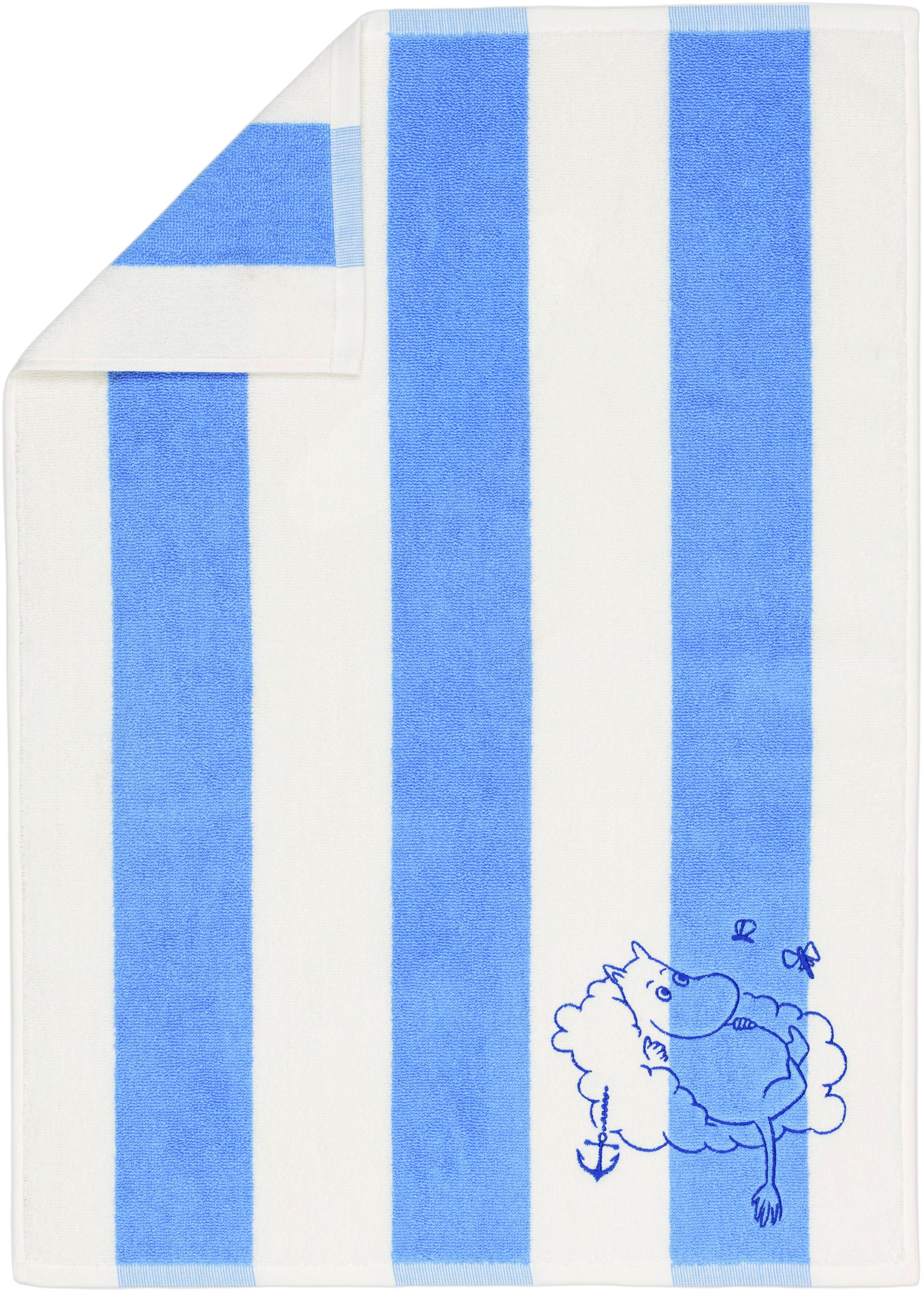 Moomin Arabia 50x70cm Håndklæde Mumitrold Blåstribet Gots
