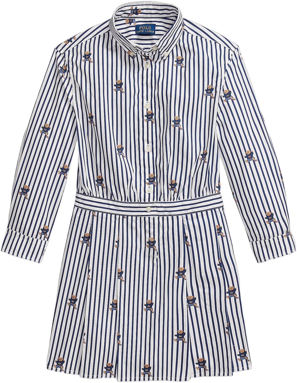 Polo Bear Cotton Shirtdress