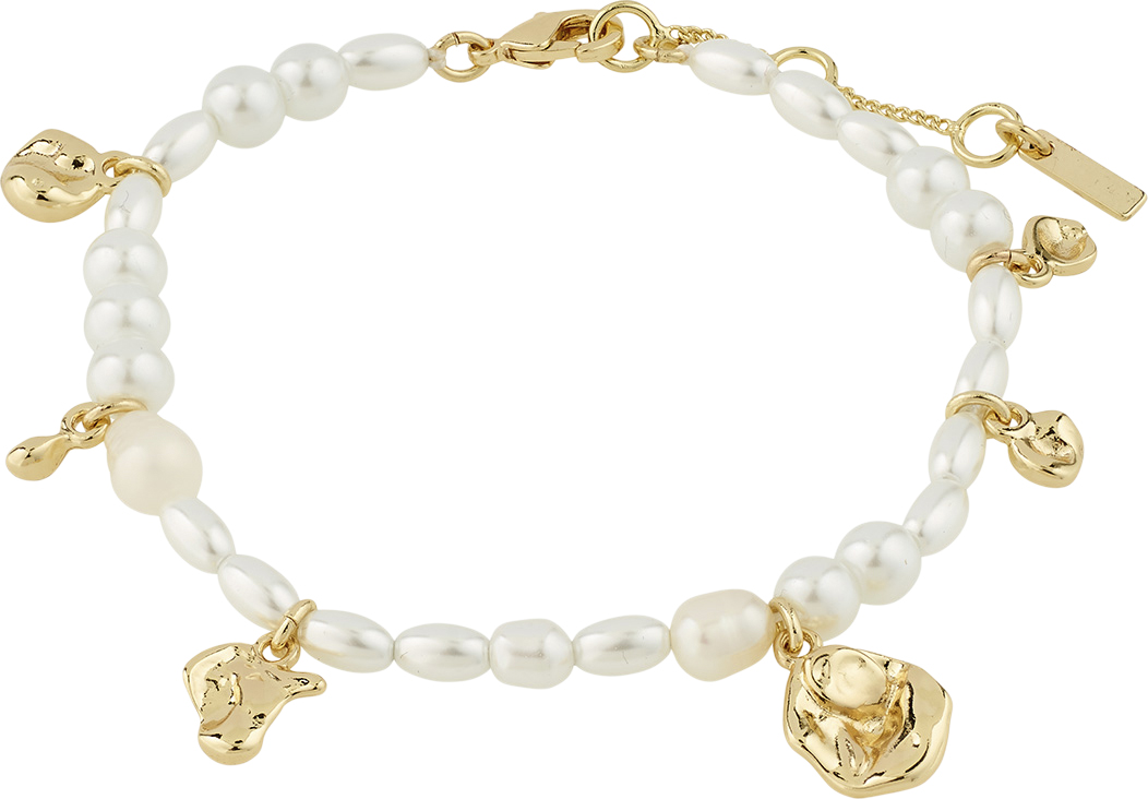 Intent Pearl Bracelet Goldplated