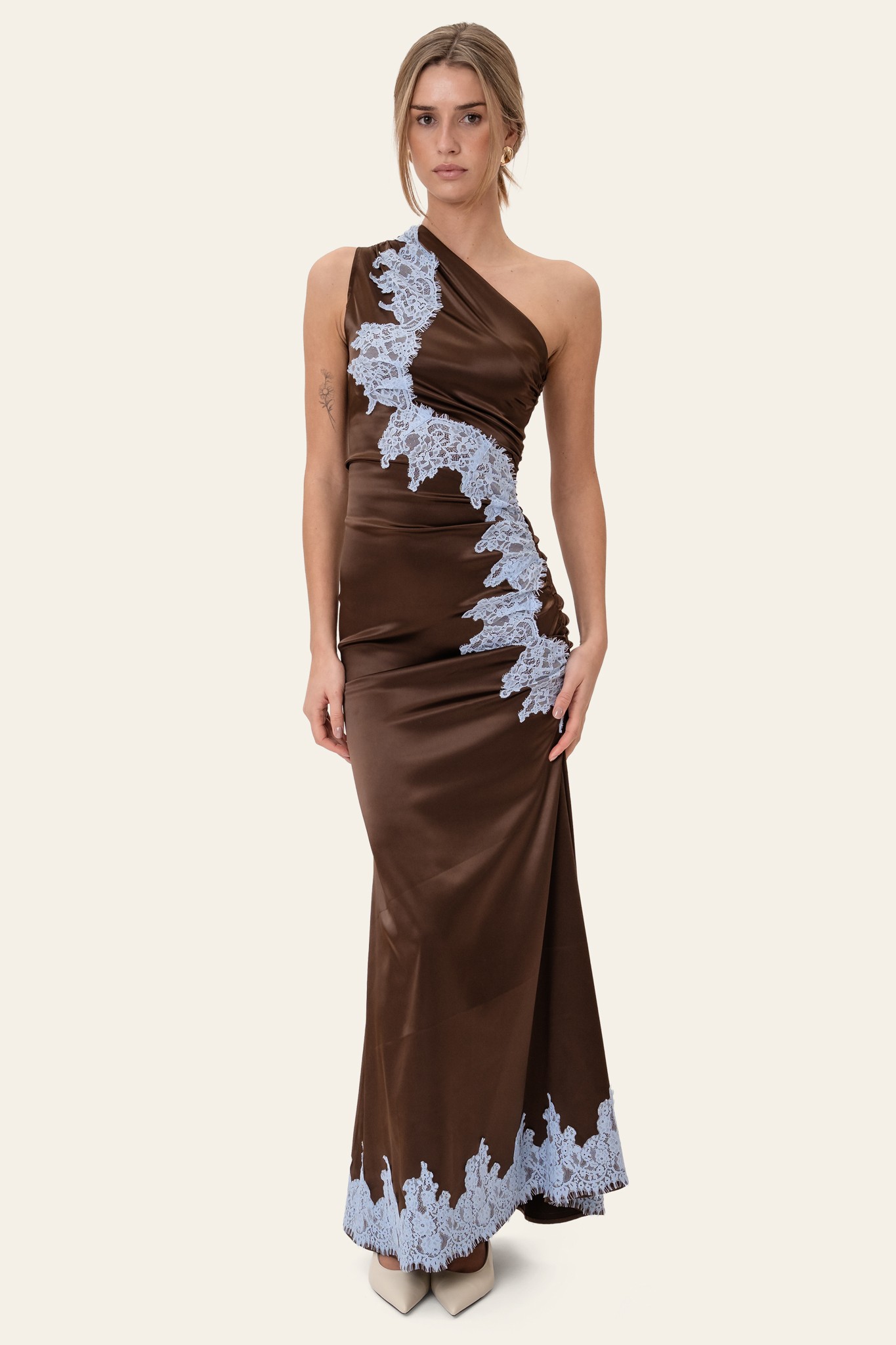 Andreaic Satin Dress