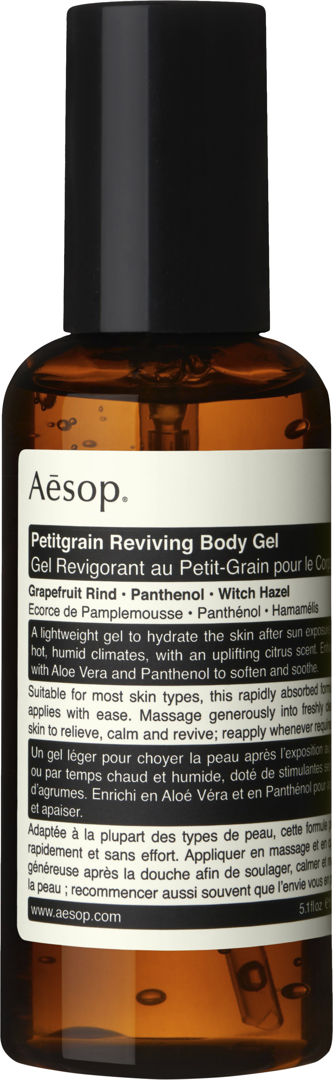Aesop Petitgrain Reviving Body Gel 150 Ml After Sun Gel