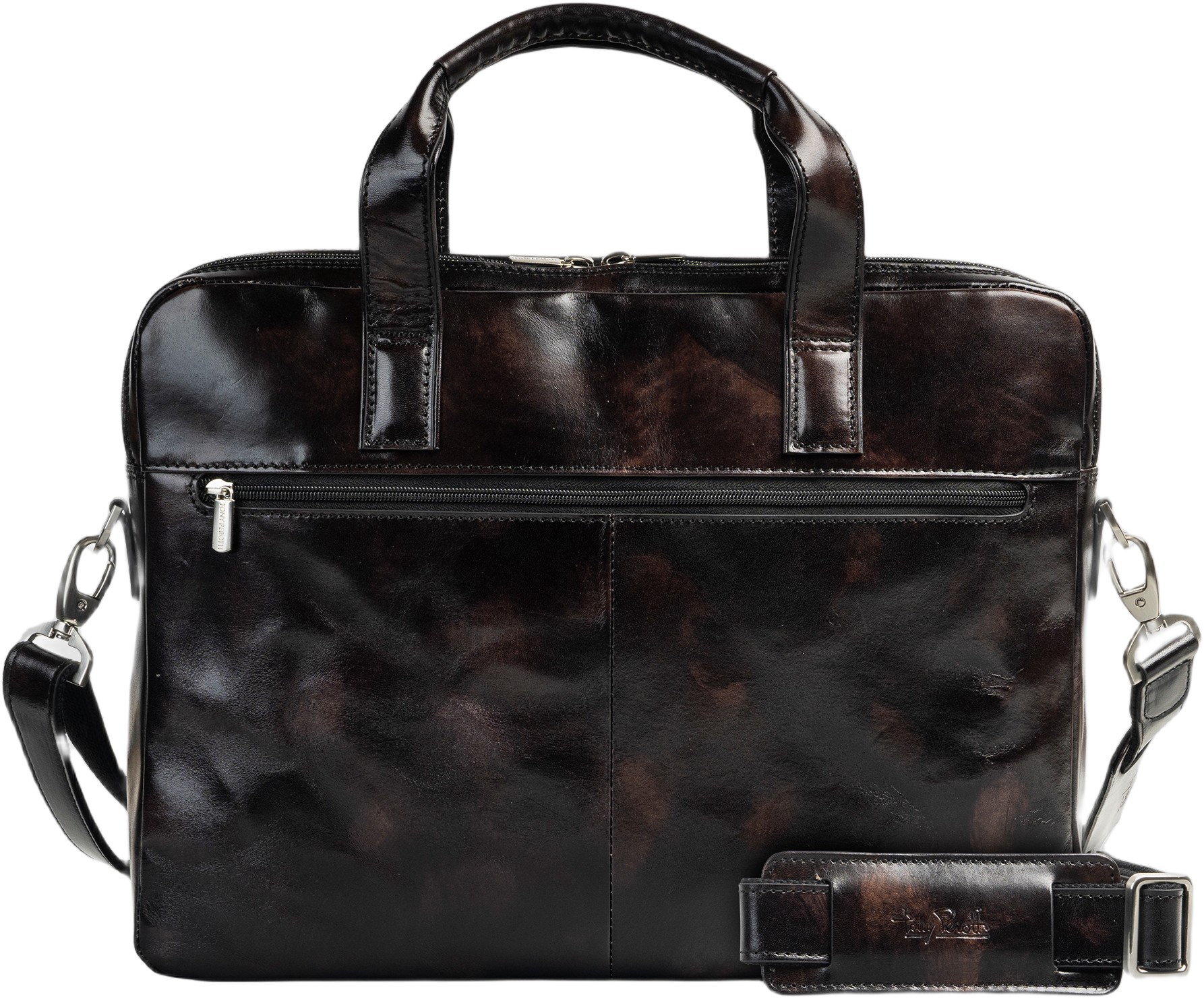 2 Compartment Laptop Briefcase van Gogh