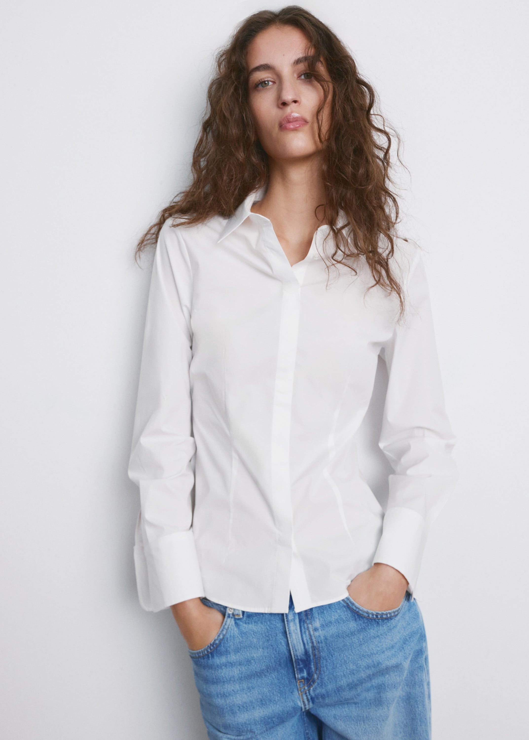 Slimfit Poplin Shirt