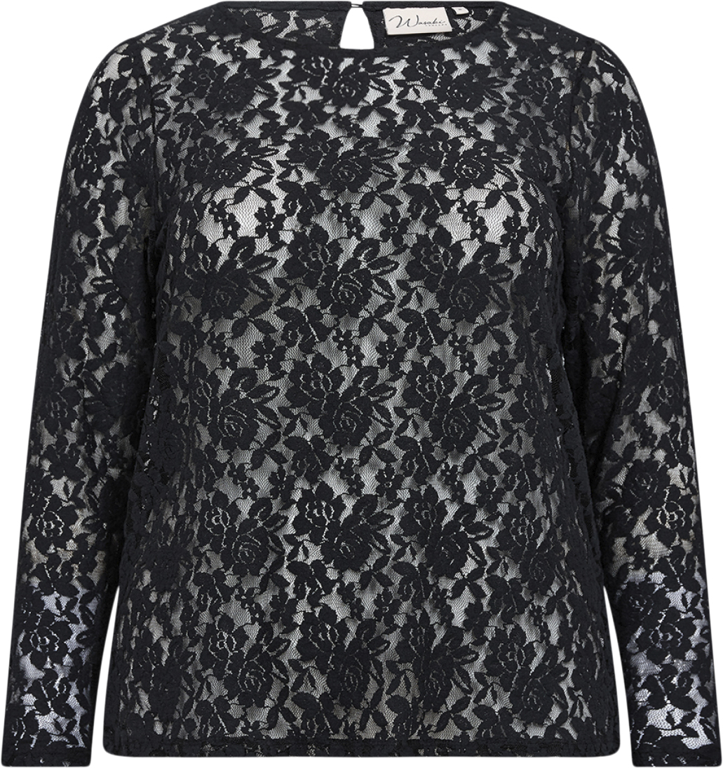 Curvy Wagrazia 2 T-shirt Sort