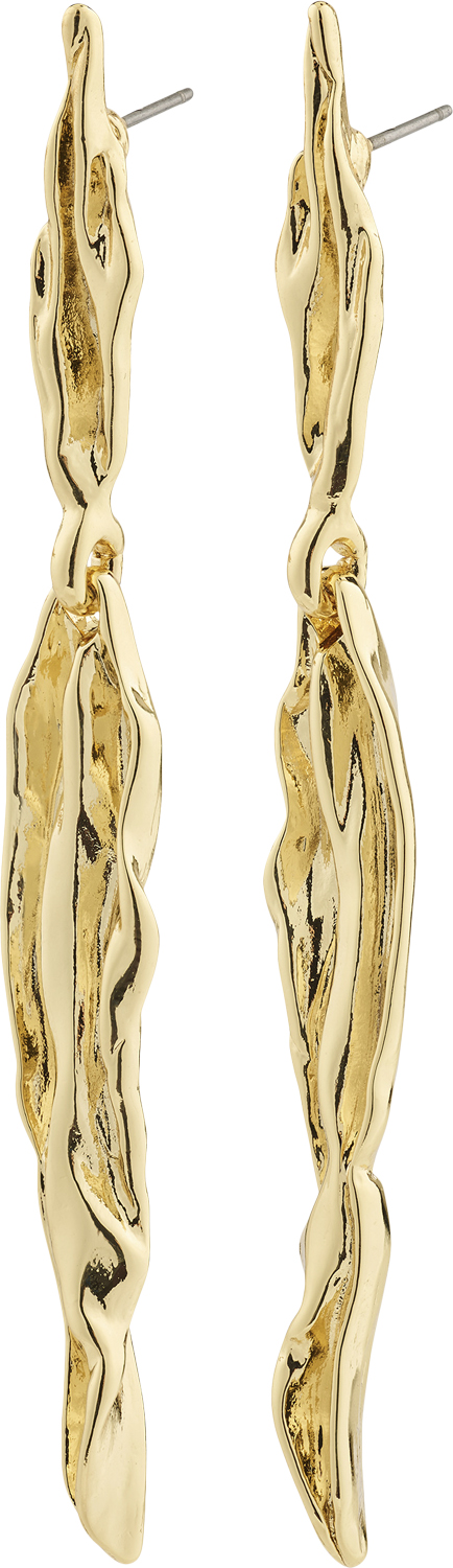 Feel Recycled Earrings Goldplated