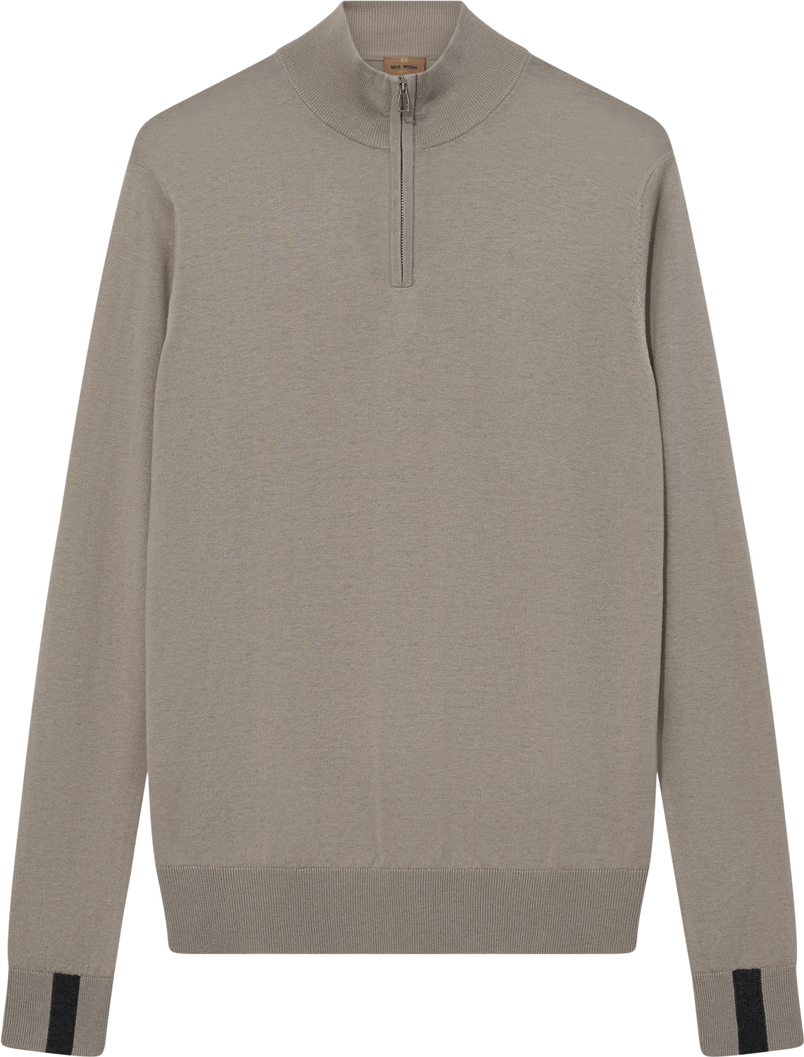 Mmgadam Soft Zip Turtle Neck Knit