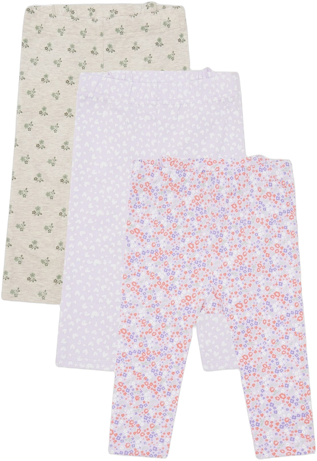 Leggings Hcliva Grøn Blom