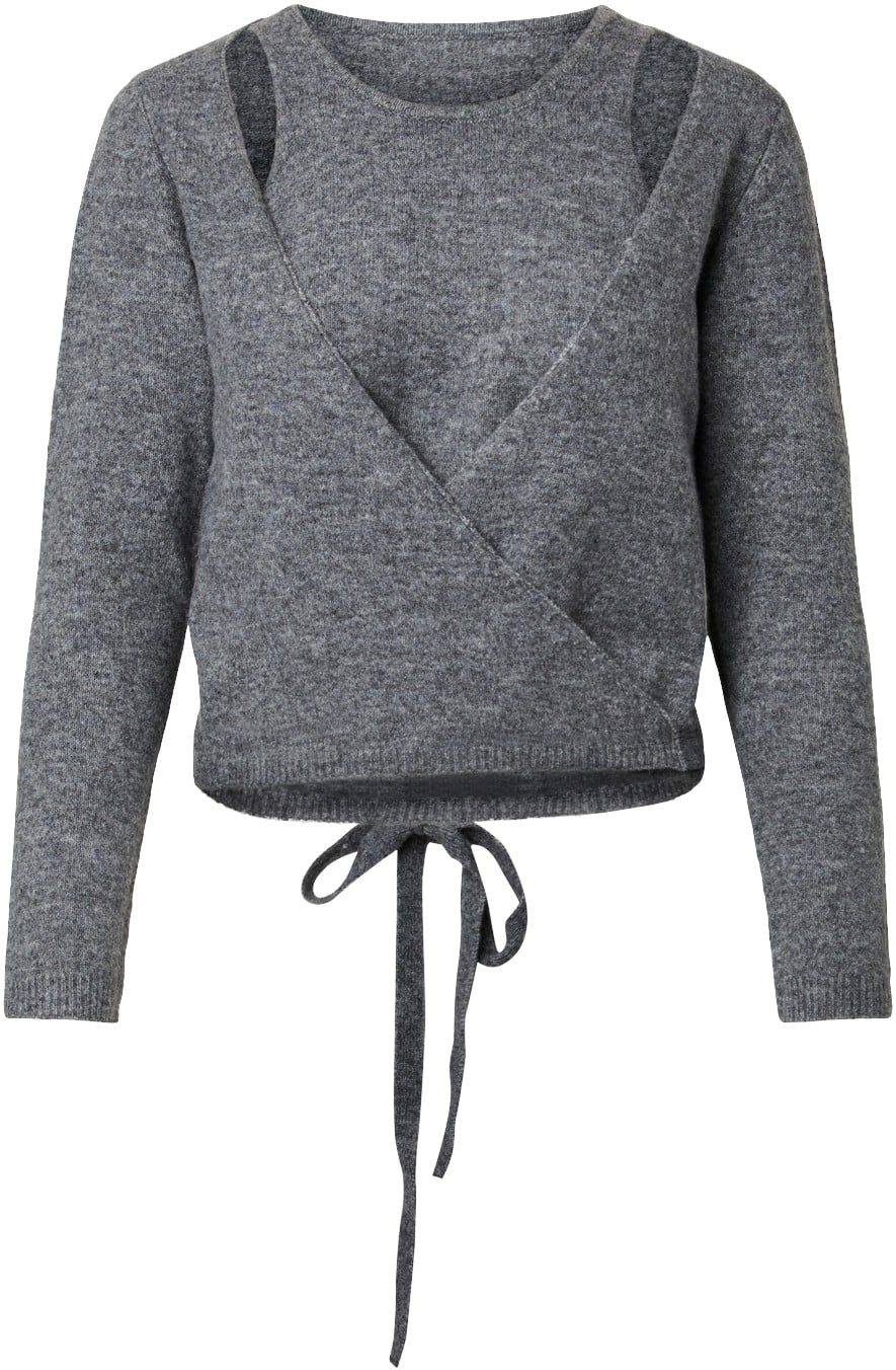 Pcmaji LS Oneck Wrap Knit D2D