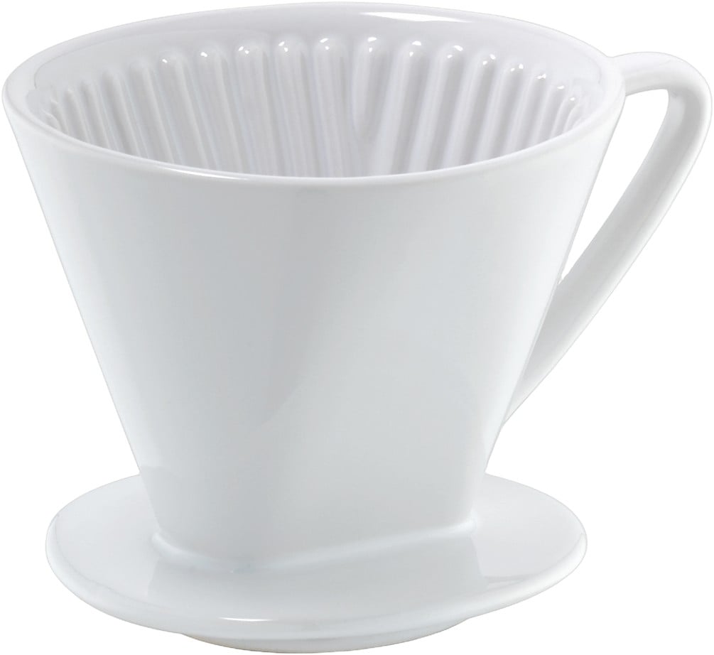 Kaffetragt Porcelæn str. 2, Hvid