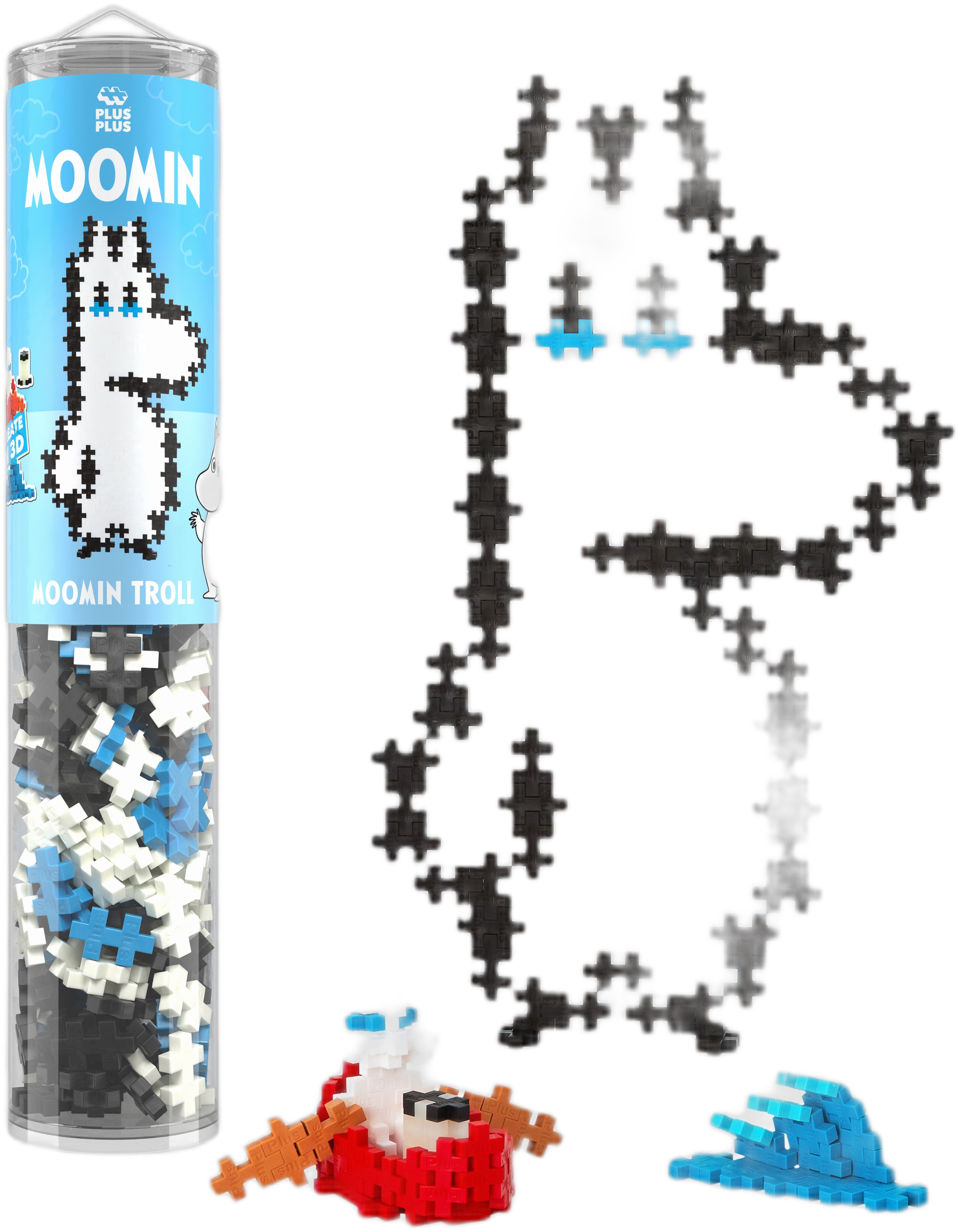 Plusplus Moomintroll Tub