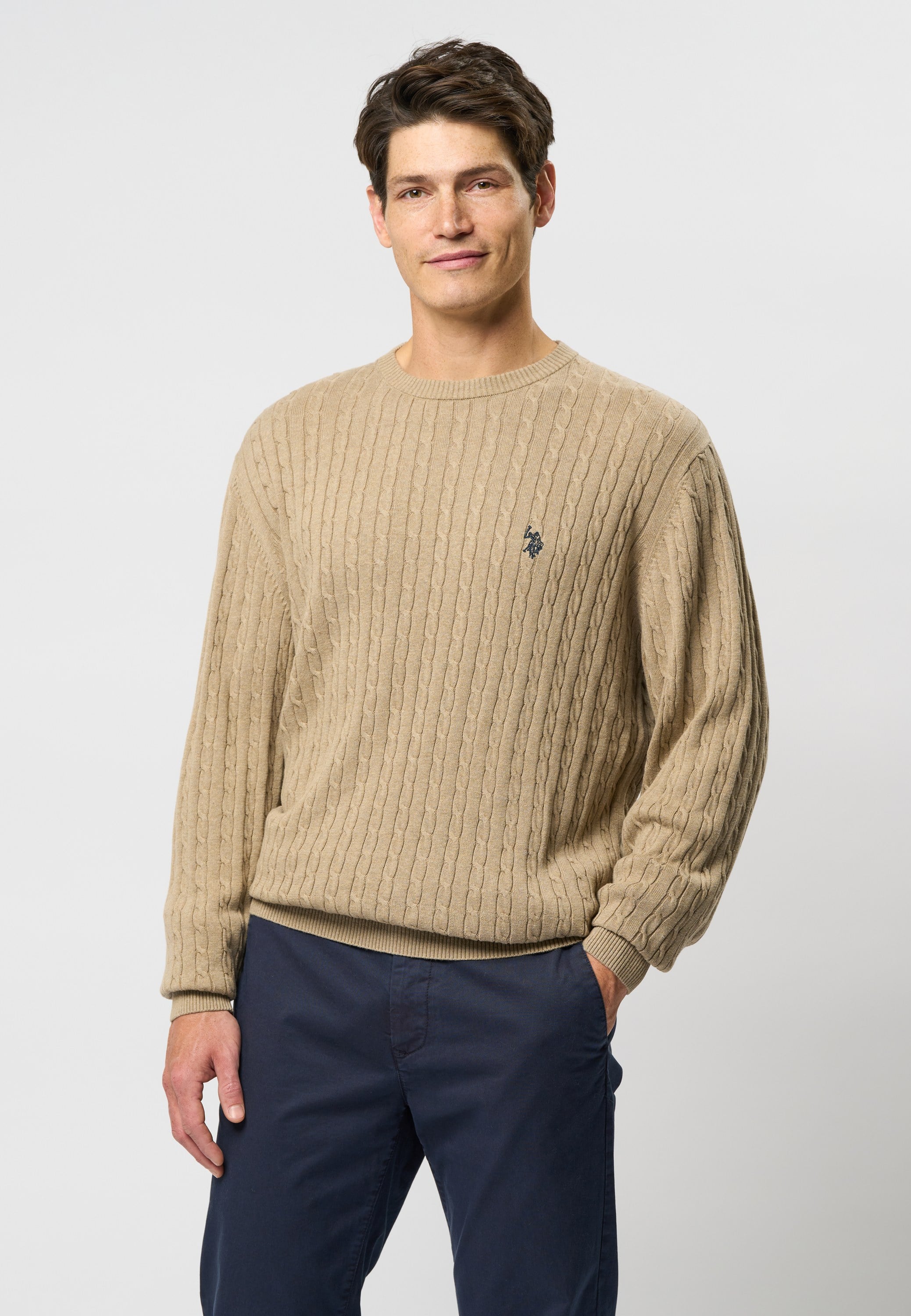 Mads REG COT Uspa M Knit