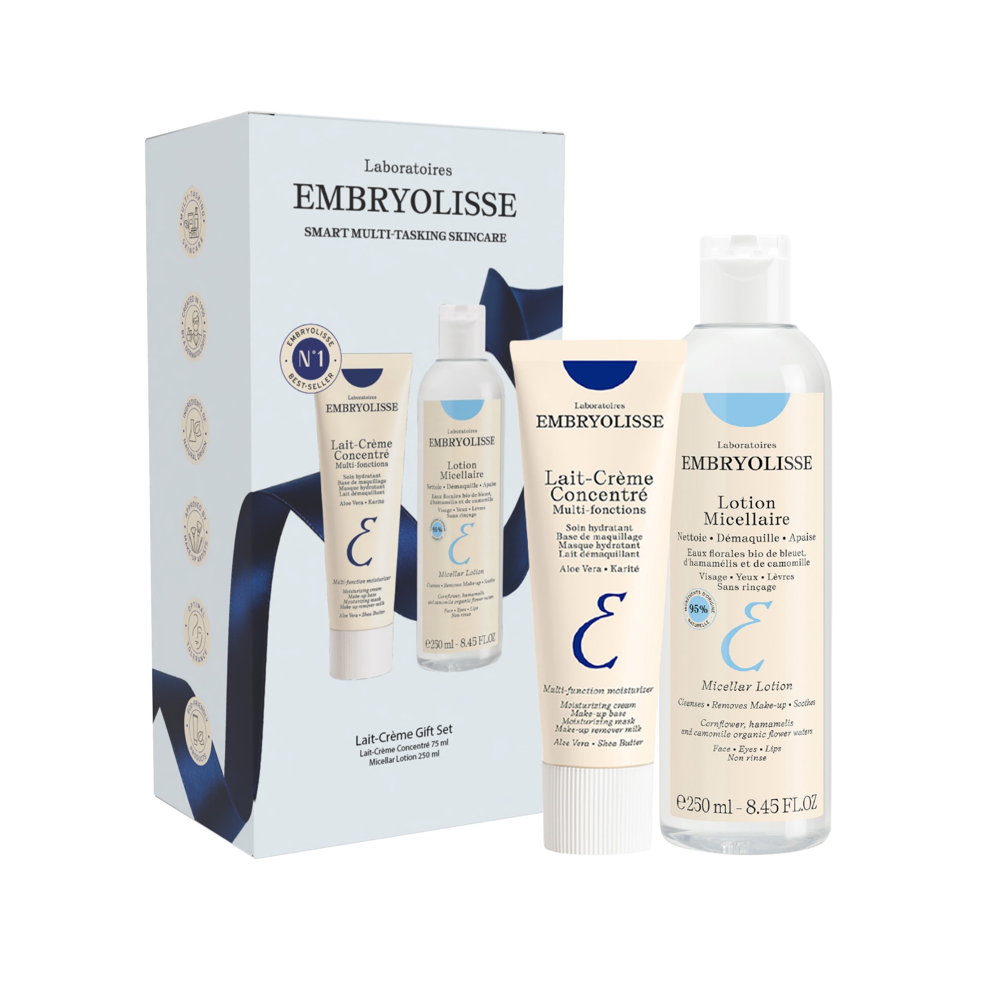 Laitcrème Concentré 75ml + Micallar Lotion 250ml
