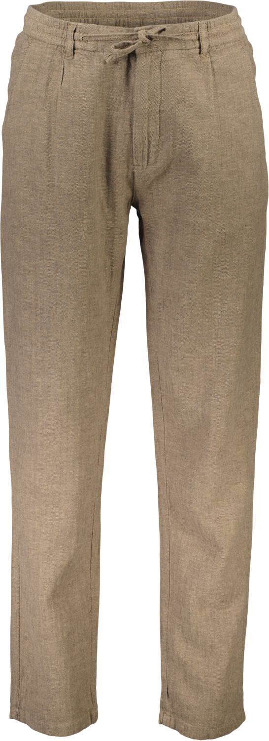 Linen Blend Herringbone Pants
