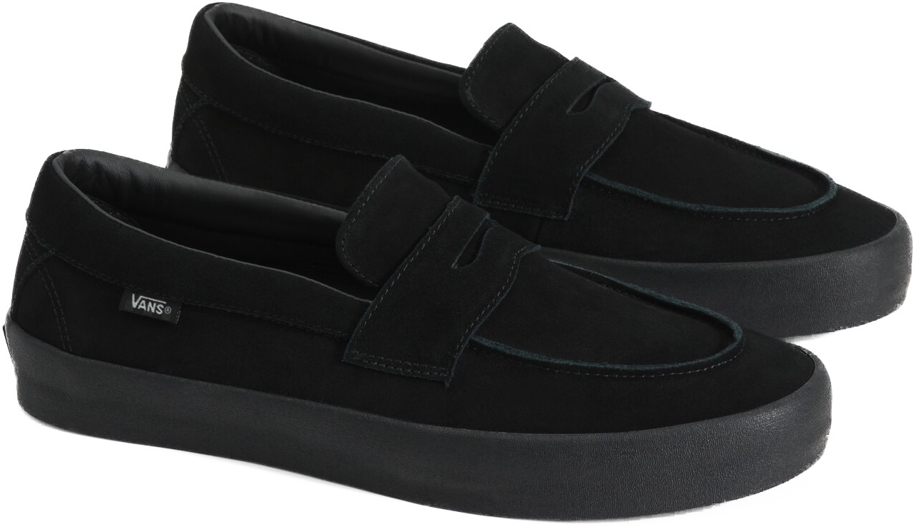 Skate Loafer Suede Black/black